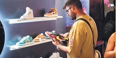 A sneaker-head at Guwahati’s SneakinOut festival