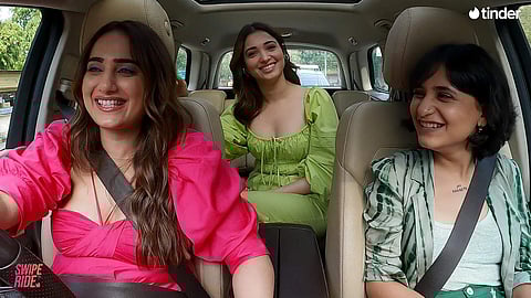 Tamannaah Bhatia joins Kusha Kapila on Tinder’s Swipe Ride