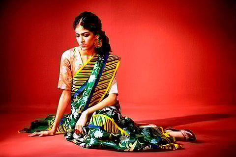 Sari from Vanya by Swati & Sunaina Gold