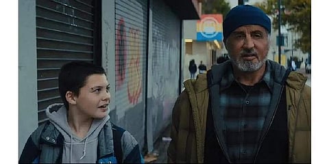 A still from Sylvester Stallone’s latest film 'Samaritan'