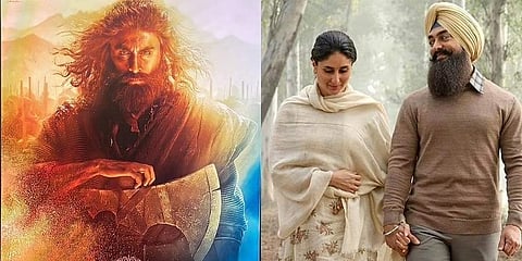 Stills from Shamshera and Laal Singh Chaddha