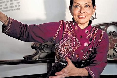 The dancer, activist and new chancellor of Kerala Kalamandalam, Mallika Sarabhai speaks to TNIE.(Photo | BP Deepu, EPS)