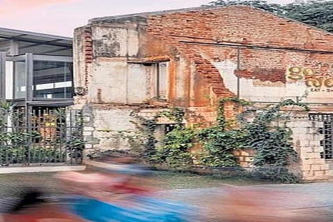 Romancing a ruin: A retail space, organic cafe, co-working spaces coexisting in harmony 