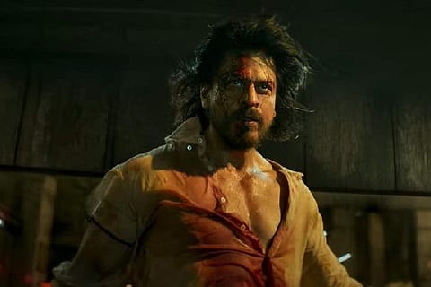 Shah Rukh Khan in Siddharth Anand's 'Pathaan' (Photo | YouTube Screengrab)