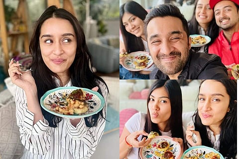Shraddha Kapoor shares some light moments with fam