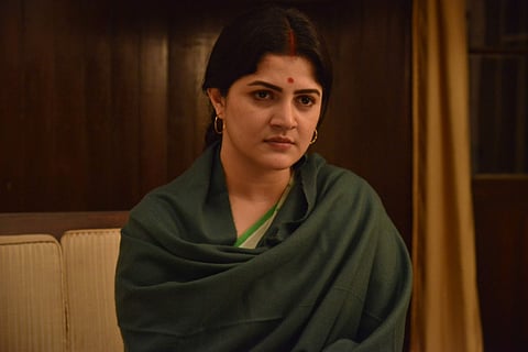 Srabanti Chatterjee in her look from the film