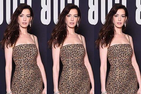 Anne selected a mini dress for her appearance in the show