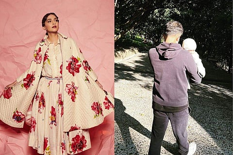 Sonam Kapoor shares a sweet picture of husband Anand Ahuja with son Vayu