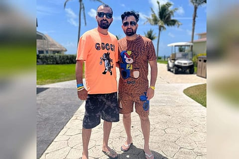 Satpal Dhaliwal and Sharry Mann in Dubai