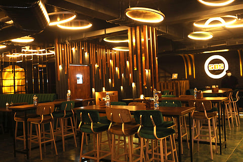 Interiors at SOS restobar on Greams Road