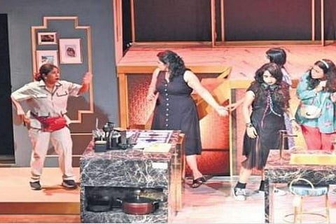 The opening scene of the play