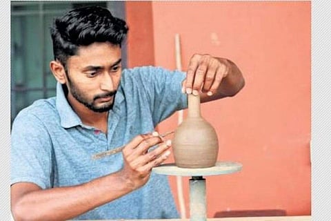 Terra Crafts Studio by father-son duo V K Jayan and Yadhu Krishnan offers a tranquil space to explor