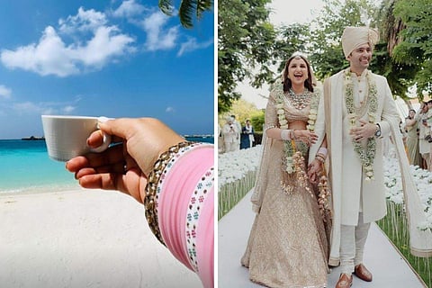 After skipping her bachelorette, new bride Parineeti Chopra flies down to Maldives for 'girls trip'