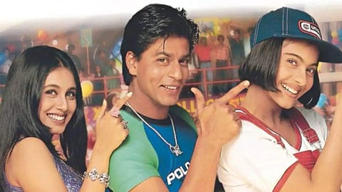 Shah Rukh Khan, Rani Mukerji, and Kajol star in Hindi cinema's Kuch Kuch Hota Hai, celebrating 25 years in the industry