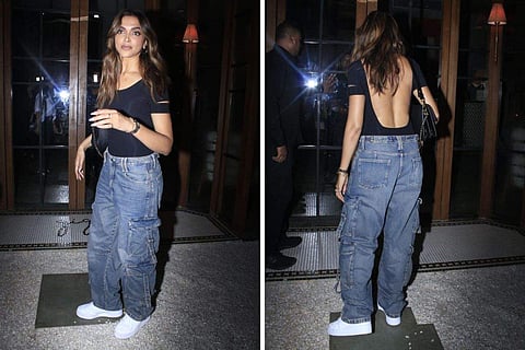 Deepika Padukone spotted outside Mumbai restaurant