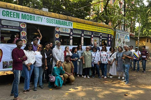 The event focussed on using the iconic trams for a sustainable future