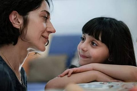 Zar Amir Ebrahimi and Selina Zahednia in a still from Noora Niasari’s debut feature 'Shayda'