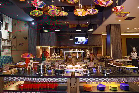 The venue of the Gujarati Food Festival