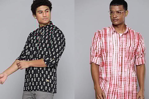 Dennison's traditional Jaipuri printed shirts