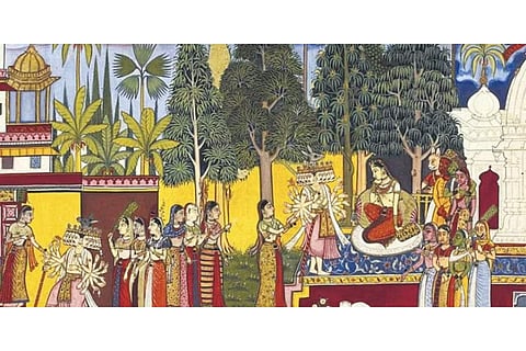 Cat in the Ashoka Vatika, British Library