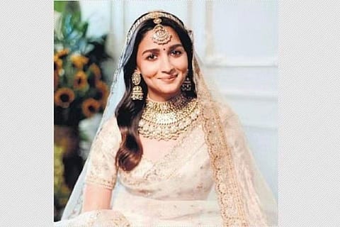 In frame: Alia Bhatt in her wedding saree at the National Awards recently