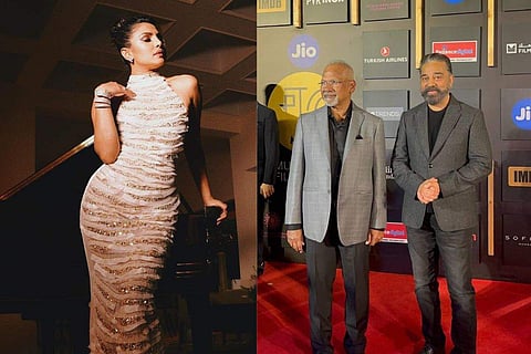 In frame: Priyanka Chopra (L), Kamal Haasan with Mani Ratnam (R)