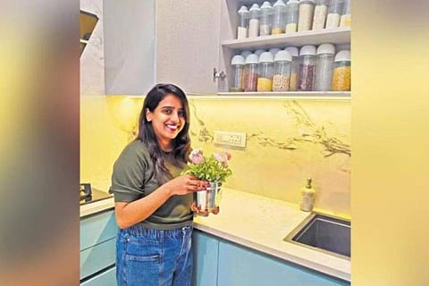Hyderabad-based declutter queen, Tejaswini Pamireddy.