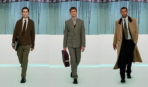Boss revisits its heritage codes for FW '23 fashion show