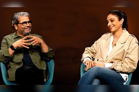 Vishal Bhardwaj & TAbu | Pic: IANS Photo
