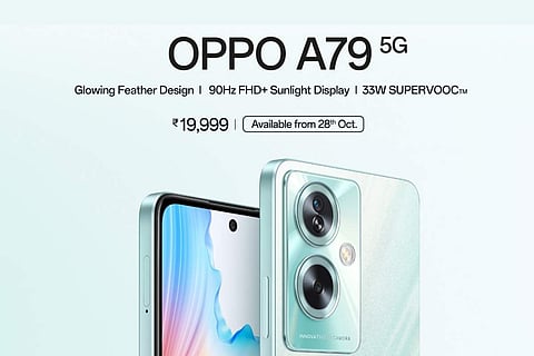 OPPO India has launched its latest A79 5G smartphone