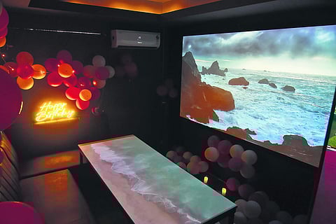 The multisensory dining room at Teto