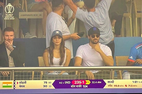 In frame: Kiara Advani, Sidharth Malhotra with  David Beckham David Beckham