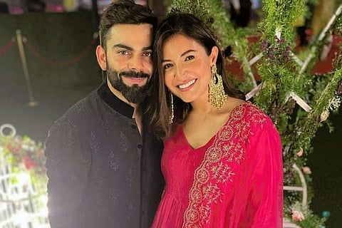 (L-R) Virat Kohli, Anushka Sharma