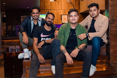 From L to R: Akshay Singh, Suvith Kumar, Akki Beri and Aveek Barman