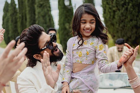 In frame: Allu Arjun with Arha