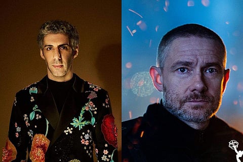 In frame: Jim Sarbh (L), Martin Freeman (R)