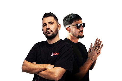 In frame: Dimitri Vegas and Like Mike