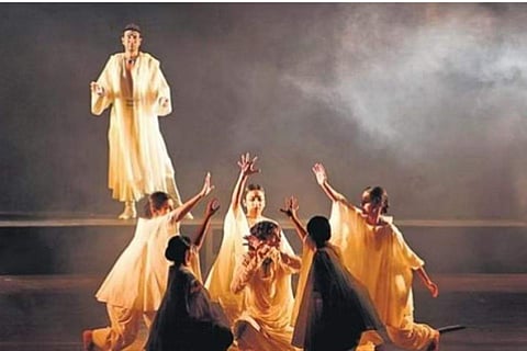 A scene from the dance drama