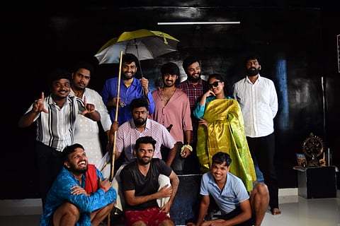 Actors during rehearsal