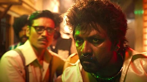 A poster from Jigarthanda Double X