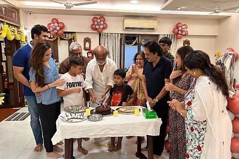 In frame: Rajinikanth's  73rd birthday celebration