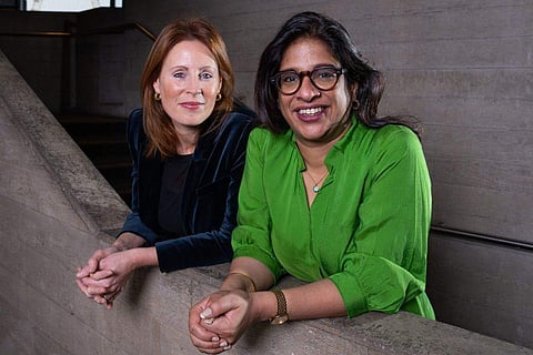 In frame: Indhu Rubasingham (R) with National Theatre's Executive Director Kate Varah (L)| Pic credit:  National Theatre