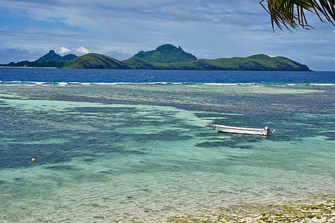 In frame: Tokoriki Island, Fiji