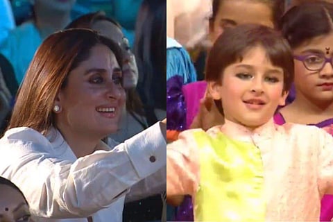 In frame: Kareena Kapoor (L); Taimur Ali Khan (R)