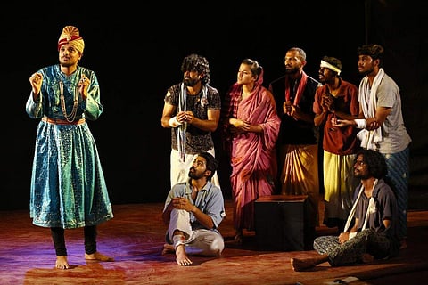 A scene from the play