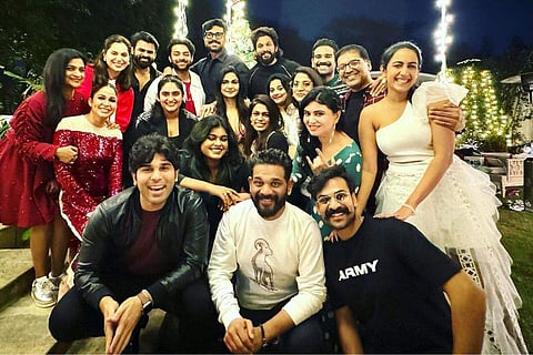 A reunion of 'Mega' stars: Allu Arjun, Ram Charan, and cousins come together for Christmas celebration