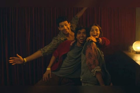 Ananya Panday, Adarsh Gourav and Siddhant Chaturvedi  in Kho Gaye Hum Kahan