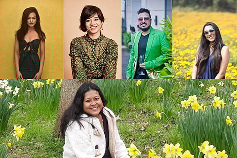 Ambika, Pallavi, Abhishek, Rimi, Suchismita