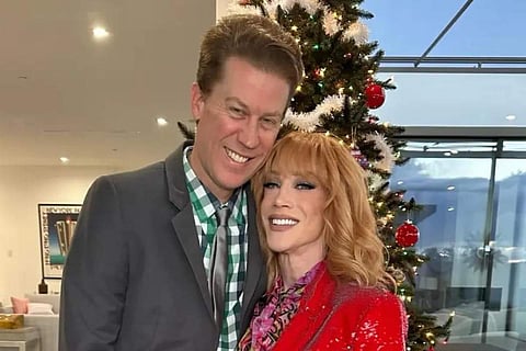 Kathy Griffin and her husband, Randy Bick