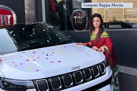 Mahima Makwana  buys a Jeep Compass